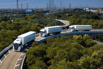 自動運転大型トラック量産へ、SANY×Pony.aiが第4世代モデル発表…1+4隊列走行で輸送コスト29%削減 画像