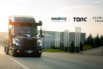 ダイムラートラック、イノビズのLiDARを自動運転トラックに採用…レベル4実現へ 画像