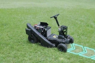 自動運転技術を活用したスマート電動芝刈り機、日本の農業労働力不足に対応…台湾メーガゴテック 画像