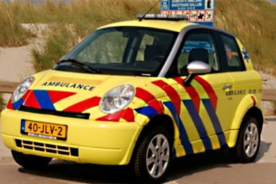 ノルウェー製EV シンクシティ、救急車仕様をオランダの小島に配備 画像