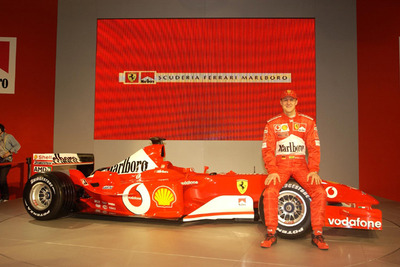 シューマッハ、ニューマシン「F2003-GA」で記録更新へ意欲 画像