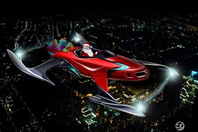 サンタクロースの「そり」を自動車デザイナーが競作 画像
