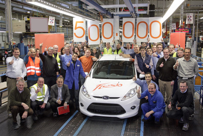 フォード フィエスタ 新型、ドイツで累計生産50万台…最速 画像