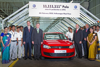 VW ポロ、世界累計生産台数1111万1111台！ 画像