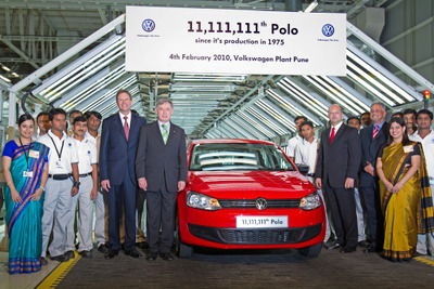 VW ポロ、世界累計生産台数1111万1111台! 画像