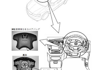 ホンダ ラグレイト のエアバッグ…構成部品飛散のおそれ 画像