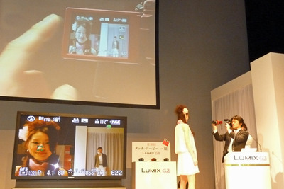 パナソニック、タッチパネルを採用した動画対応ミラーレス一眼「G2」を発表 画像