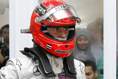 シューマッハはトラブルでリタイア…マレーシアGP 画像