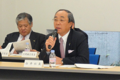 白井日野社長「海外で稼げる事業構造に」 画像
