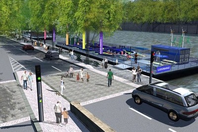 セーヌの岸から車を“締め出し”　パリの再開発計画 画像