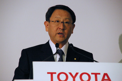トヨタ豊田社長「まだ嵐の中にいる」 画像