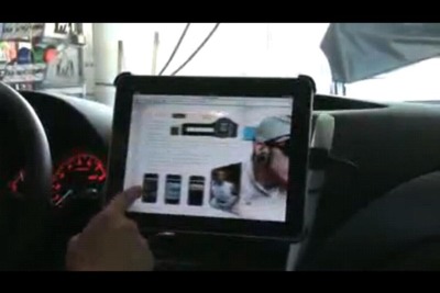 ［動画］iPad、簡単車載取り付けキット 画像