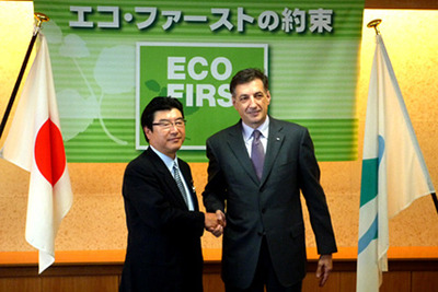 日本ミシュラン、環境省にエコ活動の進捗状況を報告 画像