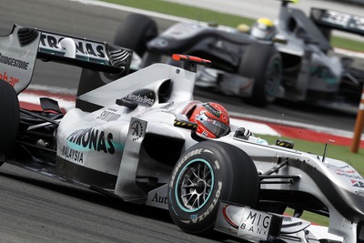 シューマッハ「フェラーリより前で満足」…トルコGP 画像