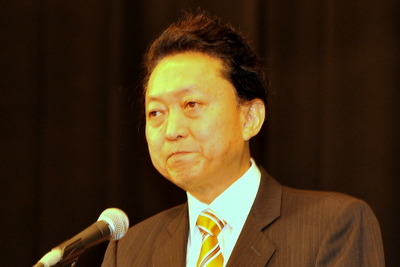 鳩山総理、辞意表明 「クリーンな民主党に」 画像