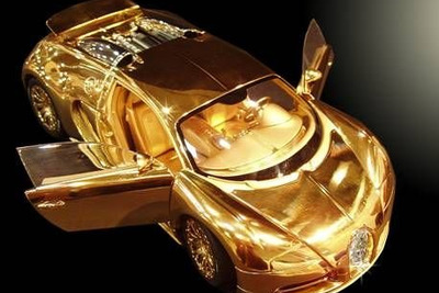 純金製ブガッティのスケールモデル…2億7000万円 画像