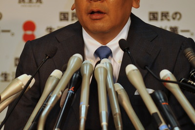 民主党 枝野幹事長「辞めない」 画像