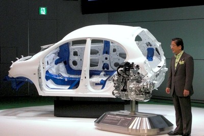 【日産 マーチ 新型発表】志賀COO、現地調達で「2~3割のコスト削減」 画像