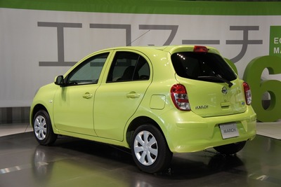 【日産 マーチ 新型発表】ライバルは、ヴィッツ と パッソ 画像