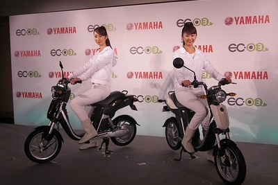 【ヤマハ 電動バイク 新型】2010年代中ごろまでに3~4機種投入 画像