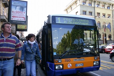 20人に1人が無賃乗車---イタリアのバス 画像
