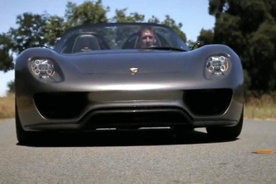 ［動画］ポルシェのHVスーパーカー、デモ走行…918スパイダー 画像