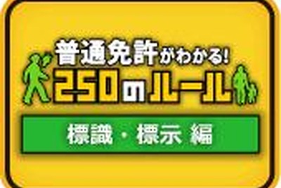 正しく覚えてますか？ 標識・標示のルール確認試験 画像