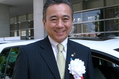 浜松市EV実証実験---「産学官の連携で」鈴木浜松市長 画像