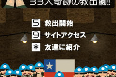 落盤事故をゲーム化『33人奇跡の救出劇』 画像