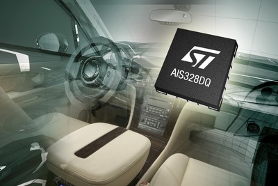 STマイクロ、3軸加速度センサを開発　車載アプリ対象 画像