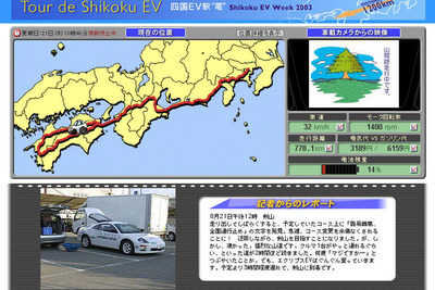 三菱『エクリプスEV』がEVラリー＆駅電に参加……ネットで生中継 画像
