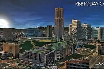 Google Earth 都市3Dに横浜、仙台、埼玉 画像