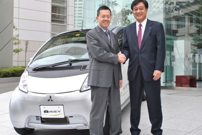 三菱自動車、シンガポールでEV普及に協力…i-MiEV25台を供給 画像