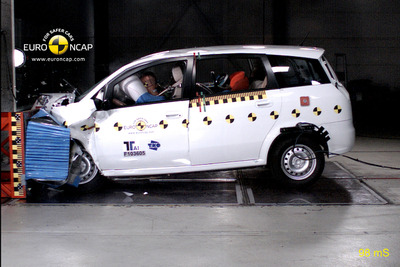 【ユーロNCAP】中国車が初の衝突テスト…結果は惨敗 画像