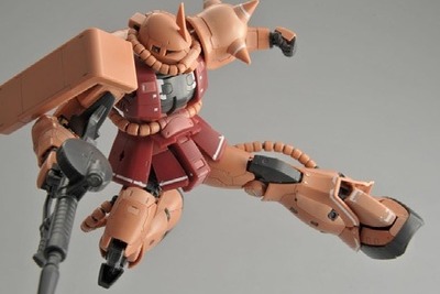 RGシャア専用ザク---可動領域増える 画像
