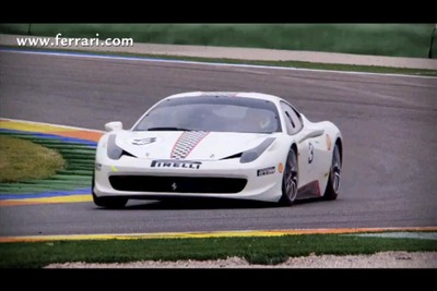 フェラーリ458チャレンジ…まるでF1 [動画] 画像