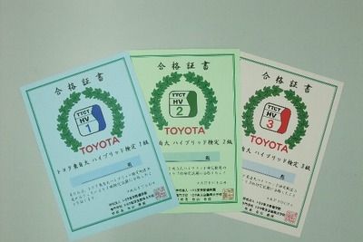 トヨタ自動車大学校、ハイブリッド検定実施 画像