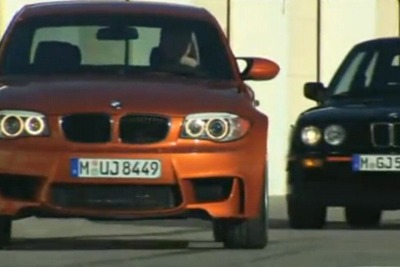 BMW 1シリーズ Mクーペ、初代M3とランデブー［動画］ 画像