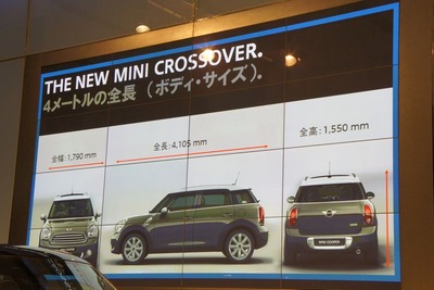 【MINI クロスオーバー 日本発表】クルーガー社長「ターゲットユーザーは2つ」 画像