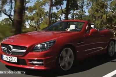 メルセデスベンツ SLK 新型…ガラスの色が変わる［動画］ 画像