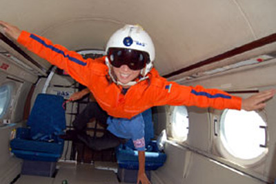 無重力体験できる　ヒストリーチャンネル宇宙部 画像