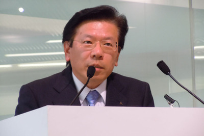 【三菱 デリカD:2 発表】相川常務「デリカシリーズで2番目という名前」 画像