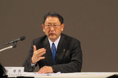 ［トヨタグローバルビジョン］豊田社長、「今後は本社の仕事のやり方が変わる」 画像