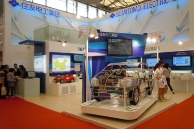 【上海モーターショー11】住友電工グループ、HVやEV関連製品を展示 画像