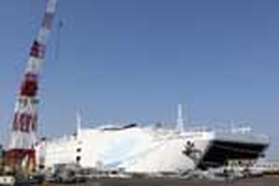 超高速船「テクノスーパーライナー」で被災者支援　三井造船 画像