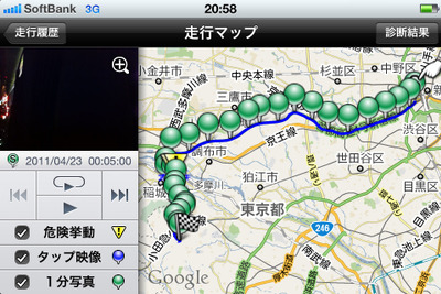ドライブレコーダーを活用した診断サービスで安全運転スキルを計測する 画像