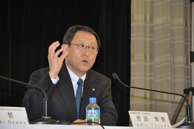 トヨタ豊田社長「歯を食いしばって日本でモノづくり」 画像
