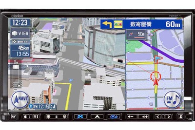 クラリオン、HDDナビの2011年モデル発表…オンライン交通情報探索など充実 画像
