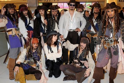 ジャック・スパロウが続々と 『パイレーツ・オブ・カリビアン』前夜祭 画像