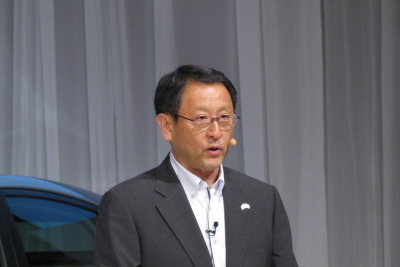 トヨタ豊田社長「まさか車が話すとは…」 画像